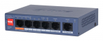 Dahua Technology CS4006-4ET2GT-60 network switch Managed L2 Gigabit Ethernet (10/100/1000) Power over Ethernet (PoE) Blue