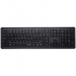 CLEVETURA CLVX 1 Touch-On-Keys AI Wireless Keyboard, ANSI US Windows Layout, Scissor Switches, Aluminum Chassis, Interactive RGB, Windows/Linux/MacOS support