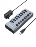 GRAUGEAR G-HUB71-A interface hub USB 3.2 Gen 1 (3.1 Gen 1) Type-A 5000 Mbit/s