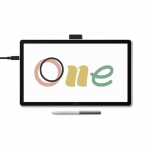 Wacom One 14, valge - Graafikalaud / DTC141W0