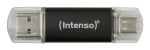 Intenso Twist Line USB flash drive 128 GB USB Type-A / USB Type-C 3.2 Gen 1 (3.1 Gen 1) Anthracite