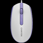 CANYON mouse M-10 Wired White Lavender