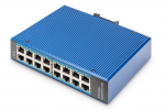 Digitus 16 Port Gigabit Ethernet Network Switch, Industrial, Unmanaged