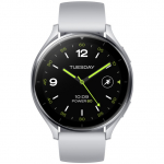 Xiaomi Watch 2 3.63 cm (1.43") AMOLED 46 mm Digital 466 x 466 pixels Touchscreen Silver Wi-Fi GPS (satellite)