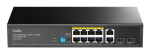 Cudy GS1010PS2 network switch Unmanaged Gigabit Ethernet (10/100/1000) Power over Ethernet (PoE) Black