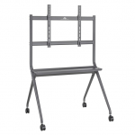 W&oacute;zek na k&oacute;łkach na TV Maclean, 50"-86" mobilny uchwyt / wieszak do TV do biura, 120kg, MC-977