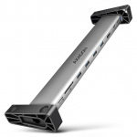 AXAGON HMC-10HLS multiport hub, 4x USB-A and 2x USB-C, HDMI 4K/60Hz, RJ-45, SD/microSD, PD 100W