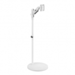 Mobilny stojak podłogowy na monitor/TV Maclean, sprężyna gazowa, 17"-35", 2-10kg, biały, MC-970W
