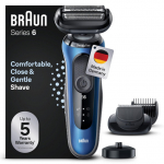 Braun Series 6 61-B4500cs Foil shaver Trimmer Black, Blue