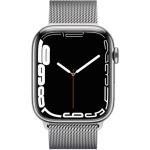 Apple Watch Series 7 - GPS + Cellular - 45mm - H&otilde;be - Roostevaba teras - Keskmine