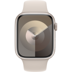 Apple Watch Series 9 - GPS - 41mm - T&auml;hevalge - Alumiinium - Keskmine