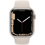 Apple Watch Series 7 - GPS - 41mm - T&auml;hevalge - Alumiinium - Uuev&auml;&auml;rne