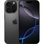 Apple iPhone 16 Pro - 256GB - Must titaan - V&auml;ga hea