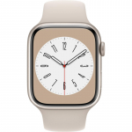 Apple Watch Series 8 GPS + Cellular 41mm T&auml;hevalge Alumiinium