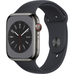 Apple Watch Series 8 - GPS + Cellular - 45mm - Grafiit - Roostevaba teras - Hea