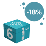 Anti-Viral alkoholivaba desovahend, 500ml (Komplekti suurus: 6 tk komplektis)