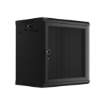 Lanberg | Rack cabinet 19" wall-mount 12U/600x450 with perforated door (flat pack) | WF01-6412-23B | Black