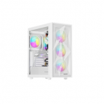 Genesis Gaming PC Case | Diaxid 605 ARGB | White | Midi Tower | Power supply included No