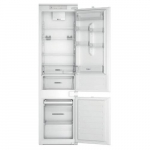 K&uuml;lmik Whirlpool, integreeritav, 194 cm, 221/79 l, 34dB, elektrooniline juhtimine, StopFrost, valge