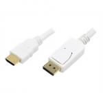 Logilink | Kaabel DisplayPort-HDMI | Valge | DP-HDMI | 2 m