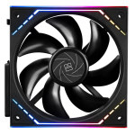 Thermalright TL-M12Q X3 PWM ARGB Black 3vnt. (120mm) Cooling fans