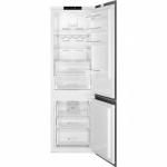 K&uuml;lmik Smeg, integreeritav, 178 cm, 185/69 l, 38 dB, puutetundlik, Total NoFrost, valge