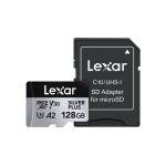 M&auml;lukaart Lexar Professional Silver Plus microSDXC, 128 GB, UHS-I, U3, V30, A2