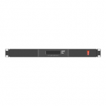 Lanberg 19" fan unit/ventilation panel with LCD 4 fans + thermostat 230V | AK-1503-B | Black