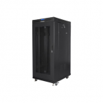 Lanberg | Rack cabinet 19" free-standing 27U/600x600 (flat pack) with mesh door, LCD | FF01-6627-23BL | Black