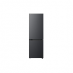 LG Refrigerator | GBBSJ10EEP | Energy efficiency class E | Free standing | Combi | Height 186 cm | No Frost system | Fridge net capacity 220 L | Freezer net capacity 113 L | Display | 35 dB | Essence Matte Black