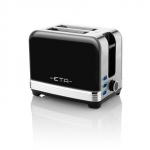 ETA | Storio Toaster | ETA916690020 | V&otilde;imsus 930 W | Korpuse materjal Roostevaba teras | Must