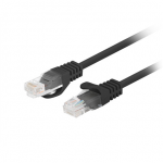 Lanberg Patchcord CAT.5E UTP Fluke Passed | PCU5-10CC-0025-BK | 0.25 m