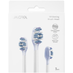 MOVA Replacement brush heads, Whitening Brush Head, Four-zone Floating | ABH2-WH | Heads | For adults | Number of brush heads included 3
