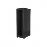 Lanberg | Rack cabinet 19" free-standing 42U/800x1000 (flat pack) with mesh door | FF01-8042-23B | Black