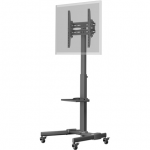 Goobay Floor stand | TV Presentation Stand Basic, Size L | Height adjustment | 37-70 " | Maximum weight (capacity) 35 kg | Black