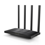 Traadita ruuter | TP-LINK | Traadita ruuter | 1167 Mbit/s | IEEE 802.11n | IEEE 802.11ac | USB 2.0 | 1 WAN | 4x10/100/1000M | Antennide arv 4 | ARCHERC6U