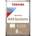 Toshiba HDD NAS N300 3.5" 8TB / 7.2k / SATA / 512MB / Reliability: 24x7, 180TB per year, 1.2M hours / 3Y Warranty