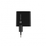 Natec Ribera USB Charger, 1x USB-A, 1x USB-C, 45 W | NUC-2143