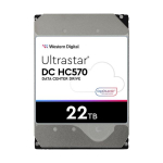 K&otilde;vaketas | WESTERN DIGITAL ULTRASTAR | Ultrastar DC HC570 | 22TB | SAS | 512 MB | 7200 rpm | 3,5" | MTBF 2500000 tundi | 0F48052