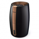 Philips | HU2718/10 | Humidifier | 17 W | Water tank capacity 2 L | Suitable for rooms up to 32 m&sup2; | NanoCloud technology | Humidification capacity 200 ml/hr | Black/Copper