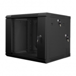 Lanberg | Rack cabinet 19" double-section wall-mount 9U/600x600 (flat pack) | WF02-6609-10B | Black