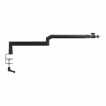 Elgato | Wave Mic Arm | 10AAN9901 | &Uuml;lemise varre laua kaugus (160 mm); alumise varre laua kaugus (70 mm); horisontaalne ulatus (740 mm); vertikaalne p&ouml;&ouml;ramine (90 &deg; &uuml;les / 60 &deg; alla (k&uuml;&uuml;narnukk); laua klamber laiendatav kuni 60 mm | madal profiil