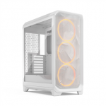 Fractal Design Meshify 3 | White RGB TG Clear Tint | Mid-Tower | Power supply included No | ATX