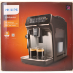 SALE OUT. | Philips Coffee Maker | EP3329/70 Series 3300 | Pump pressure 15 bar | Built-in milk frother | Fully Automatic | 1500 W | Black | DAMAGED PACKAGING