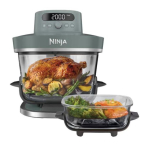 Ninja CRISPi PRO XL 7-in-1 klaasist kuuma&otilde;hufrit&uuml;&uuml;r, Ash Gray &ndash; AS101EUGY