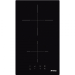 Pliidiplaat Smeg, 2 x induktsioon, 30 cm, must, l&otilde;igatud serv