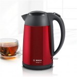 Bosch | Kettle | DesignLine TWK3P424 | Electric | 2400 W | 1.7 L | Stainless steel | 360&deg; rotational base | Red