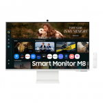 Samsung LS32FM801UUXDU | 32 " | VA | 16:9 | 60 Hz | 4 ms | 3840 x 2160 pixels | 400 cd/m&sup2; | HDMI ports quantity 1 | White