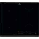 Pliidiplaat Electrolux, 4 x induktsioon, 60 cm, Hob2Hood, faasitud esiserv, must