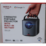 SALE OUT. | Anker Nebula Mars 3 Air Google TV Projector with Built-In Netflix | Full HD (1920x1080) | 400 ANSI lumens | Black | DAMAGED PACKAGING | Wi-Fi